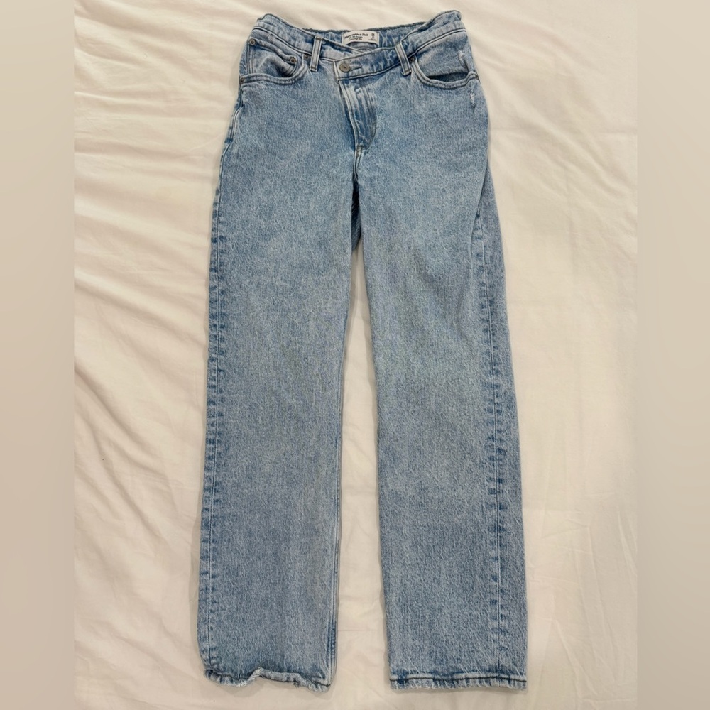 Abercrombie Light Wash Blue Denim Jeans